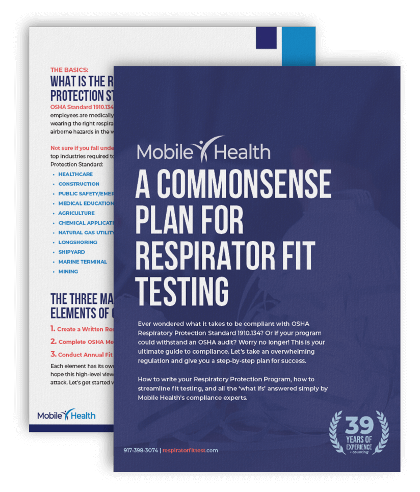 A Commonsense Plan For Respirator Fit Testing | Mobile Health