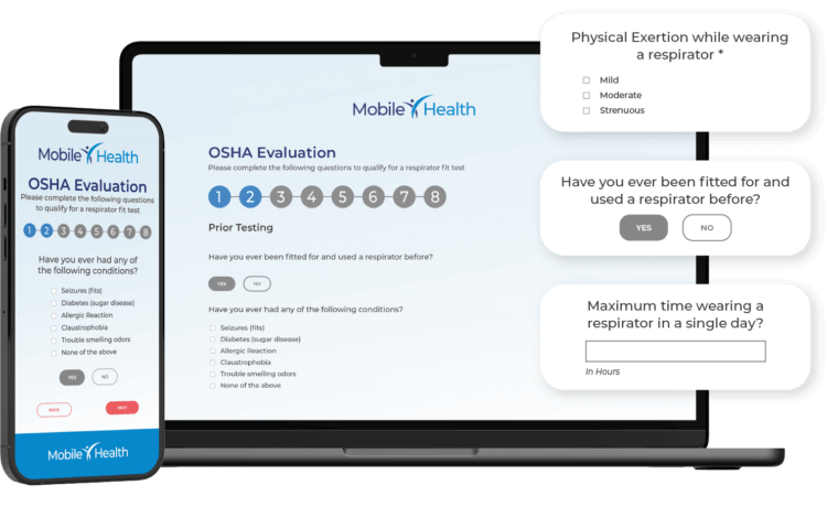 Buy Online Medical Evaluations | Fit Testing | Mobile Health | Respirator Fit Tests | Fit Test Kit